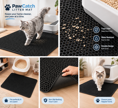 PawCatch Litter Mat